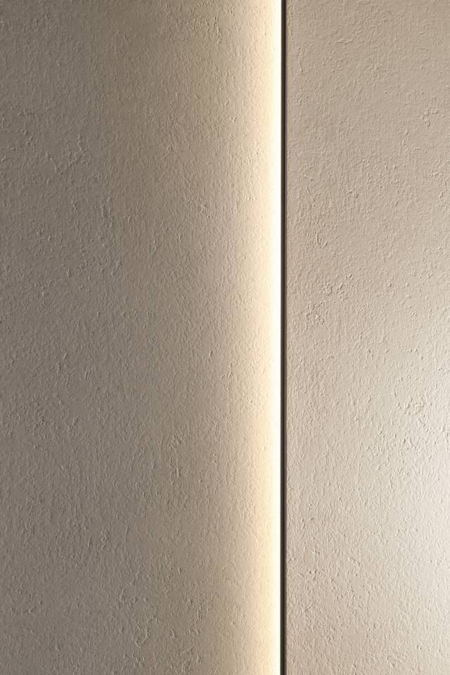détail de l'éclairage de la porte | Armoire Aura | LAGO
