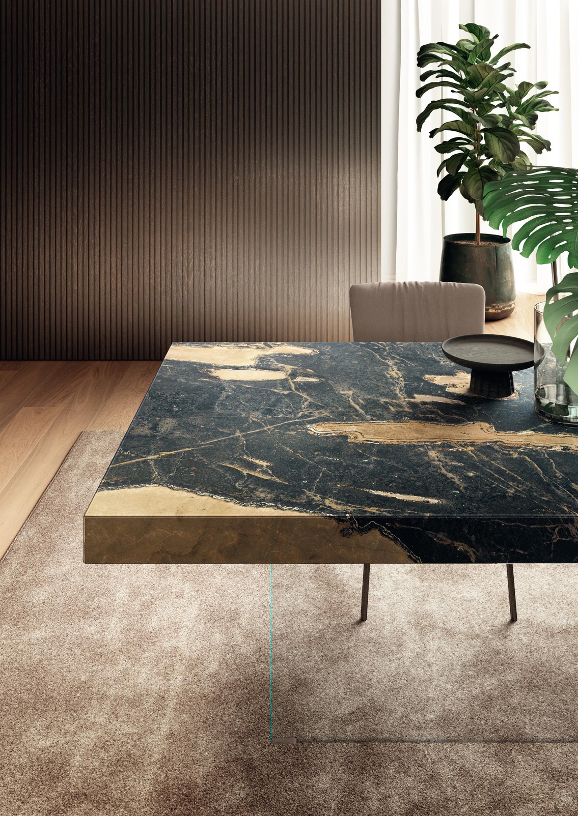 tavolo design in marmo xglass | Tavolo Air | LAGO