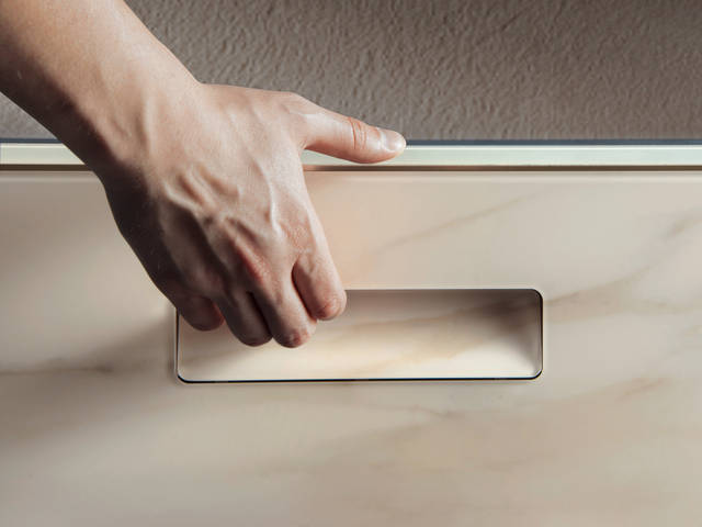 flapp invisible handle kitchen opening | Kitchen | LAGO