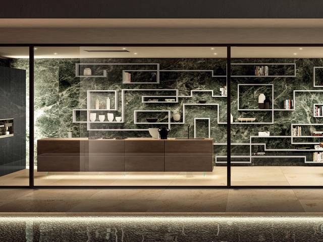 large designer bookcase | Lagolinea Bookshelf | LAGO large designer bookcase | Lagolinea Bookshelf | LAGO