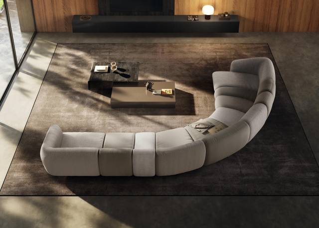 divano angolare beige | Divano Not Only White | LAGO