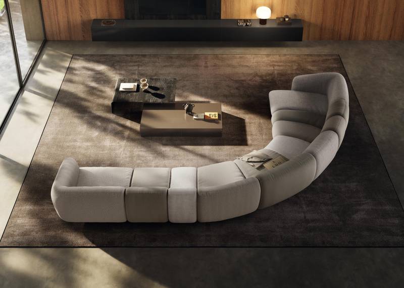 divano angolare beige | Divano Not Only White | LAGO
