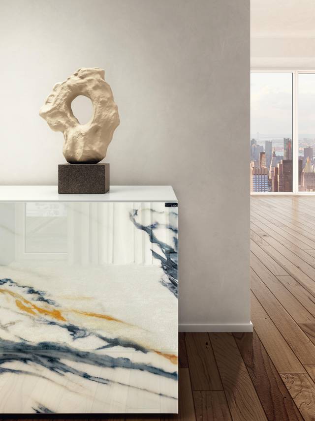 madia di design con venature marmo | Madia 36e8 | LAGO