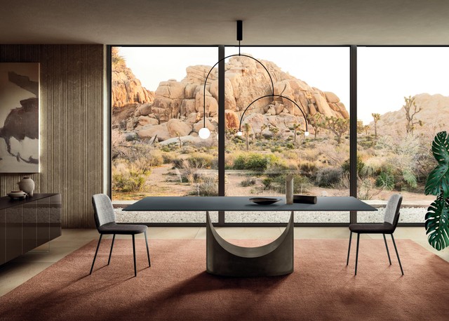 living room table with rectangular top | U Table | LAGO