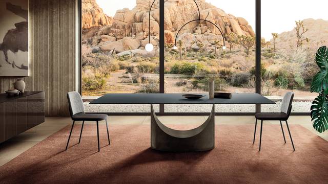 mesa de salón tablero rectangular | Mesa U | LAGO mesa de salón tablero rectangular | Mesa U | LAGO