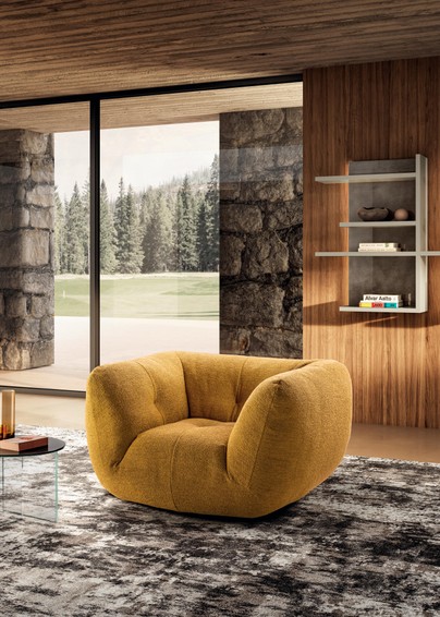 fauteuil de salon confortable | Fauteuil Happening | LAGO
