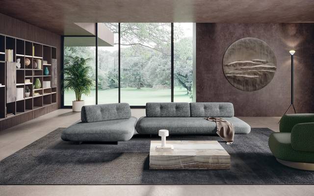 grey sectional sofa | Sand Sofa | LAGO