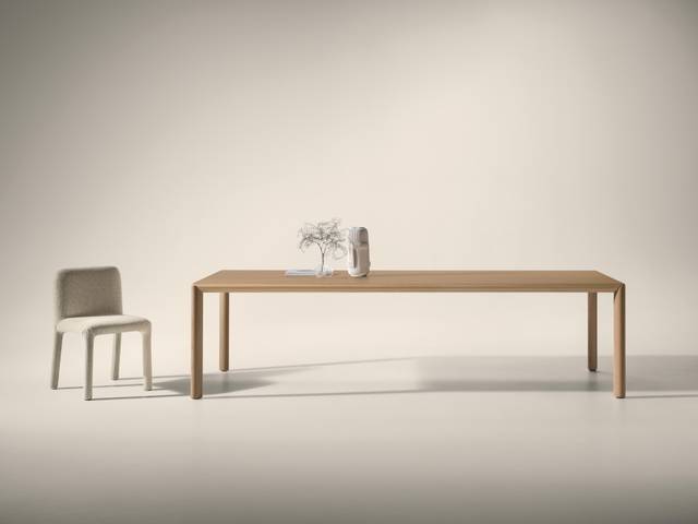 table rectangulaire design en bois clair | Table Correr | LAGO