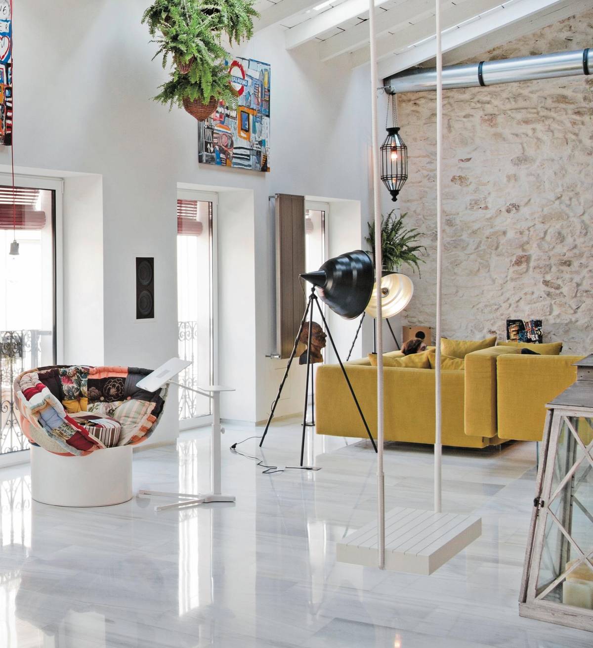 white indoor swing white indoor swing