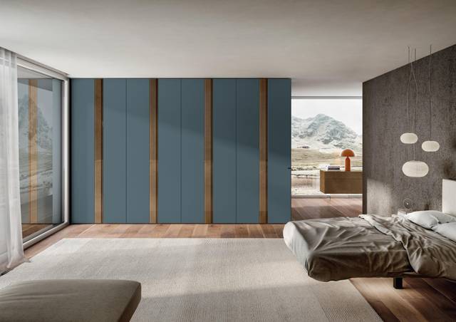armoire élégant chambre à coucher | Armoire Groove | LAGO