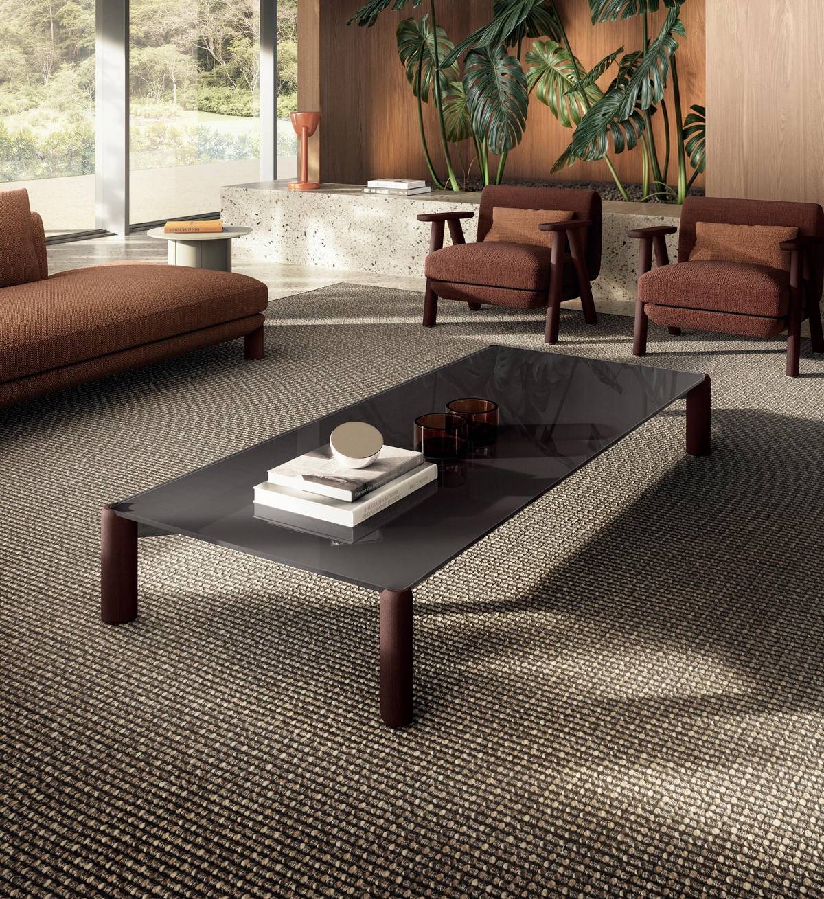 Mesa de centro de diseño para salón | Mesita Correr Slim | LAGO Mesa de centro de diseño para salón | Mesita Correr Slim | LAGO