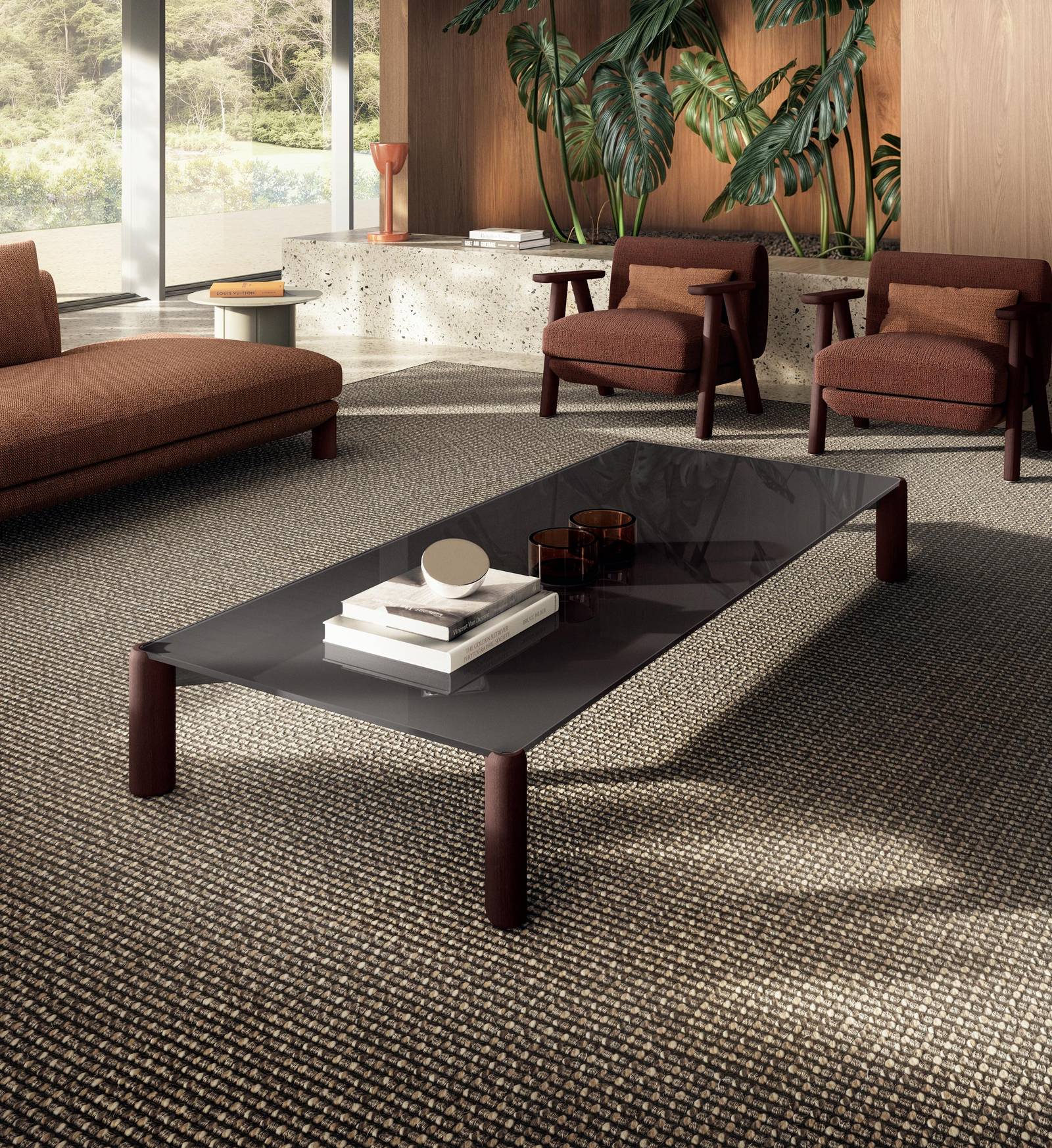 Mesa de centro de diseño para salón | Mesita Correr Slim | LAGO Mesa de centro de diseño para salón | Mesita Correr Slim | LAGO