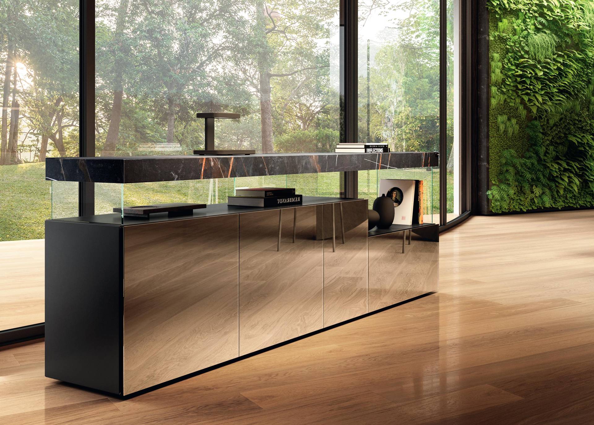 Modern dining room with designer sideboard | 36e8 Sideboard | LAGO