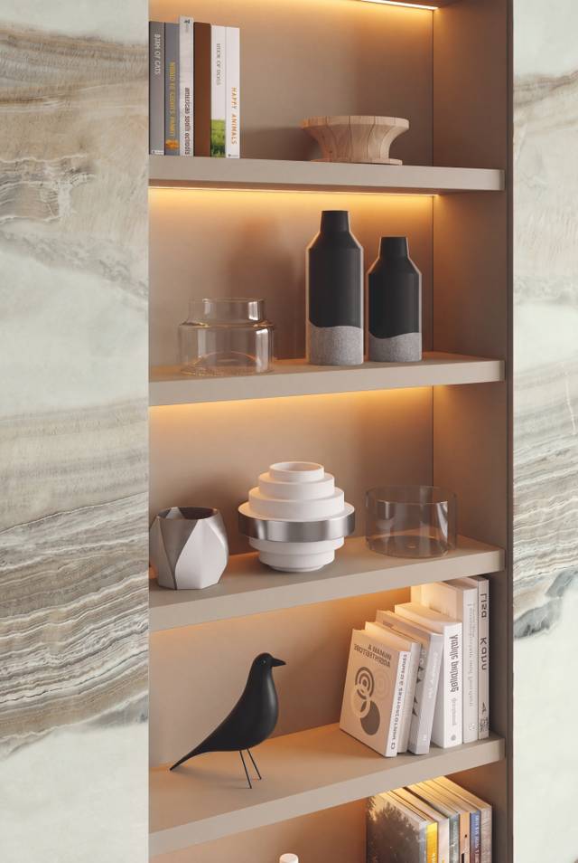 Wall unit with shelves – LAGO 36e8 Cinema