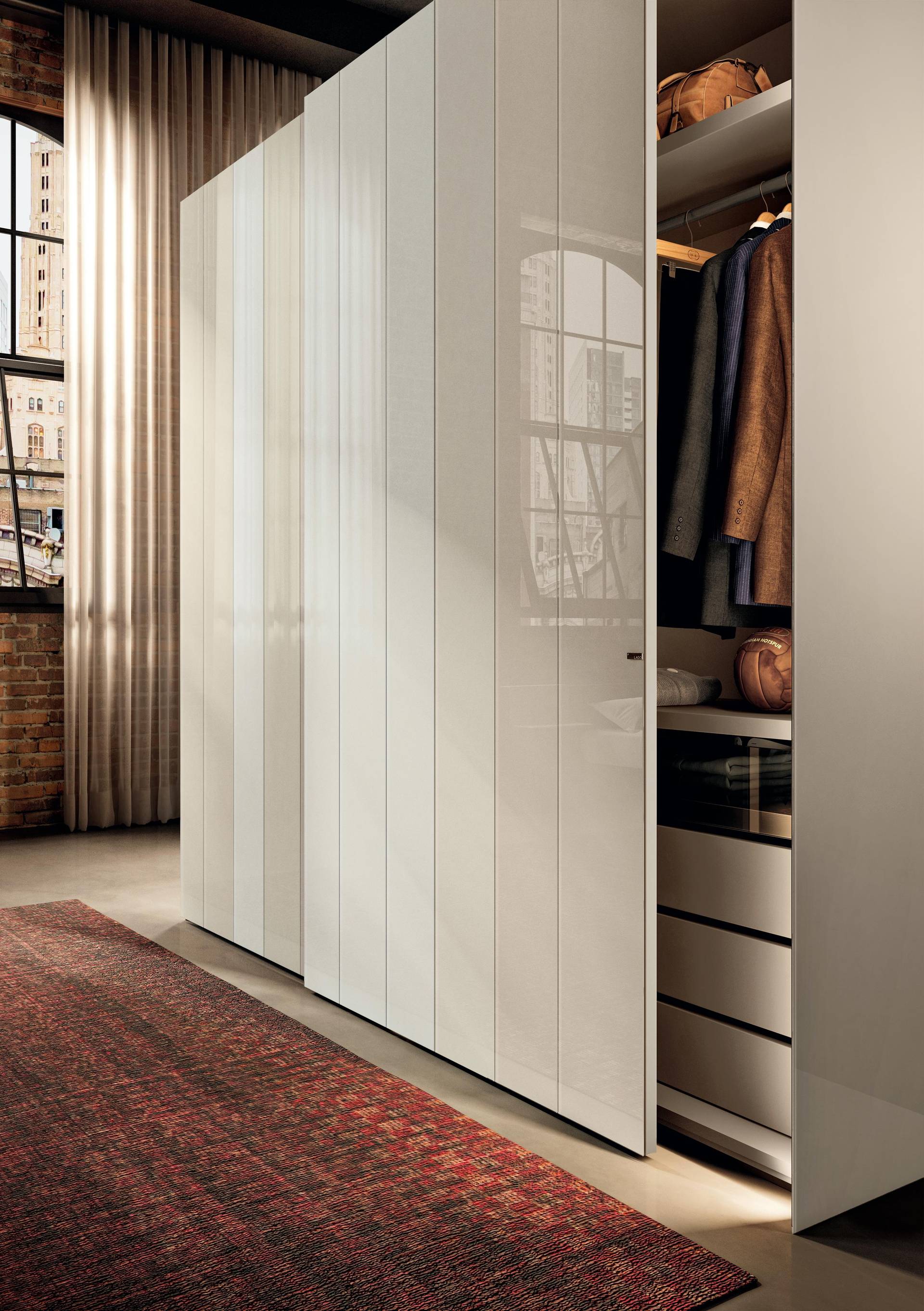 white sliding wardrobe | N.O.W. Sliding Wardrobe | LAGO