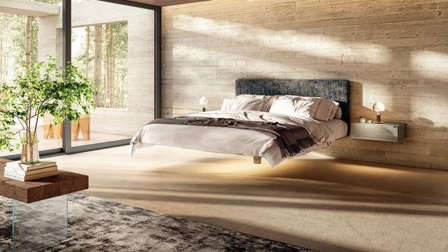 dormitorio moderno | Cama Fluttua | LAGO