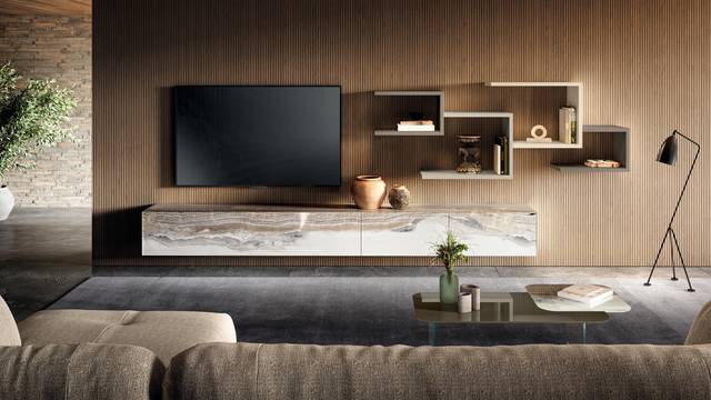 Paroi Aménagée sur mesure avec marbre xglass | Paroi Aménagée LagoLinea l LAGO Paroi Aménagée sur mesure avec marbre xglass | Paroi Aménagée LagoLinea l LAGO