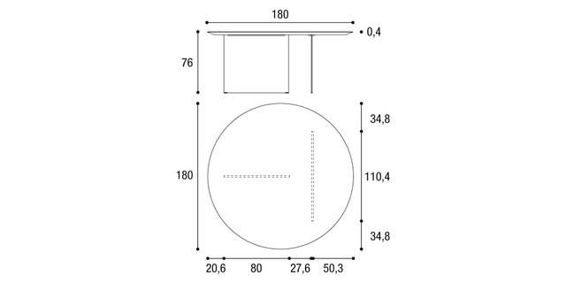 2260W_Tavolo_AirSlim_Round_180x76 2260W_Tavolo_AirSlim_Round_180x76