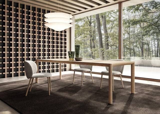 table de salle à manger en bois | Table Correr | LAGO