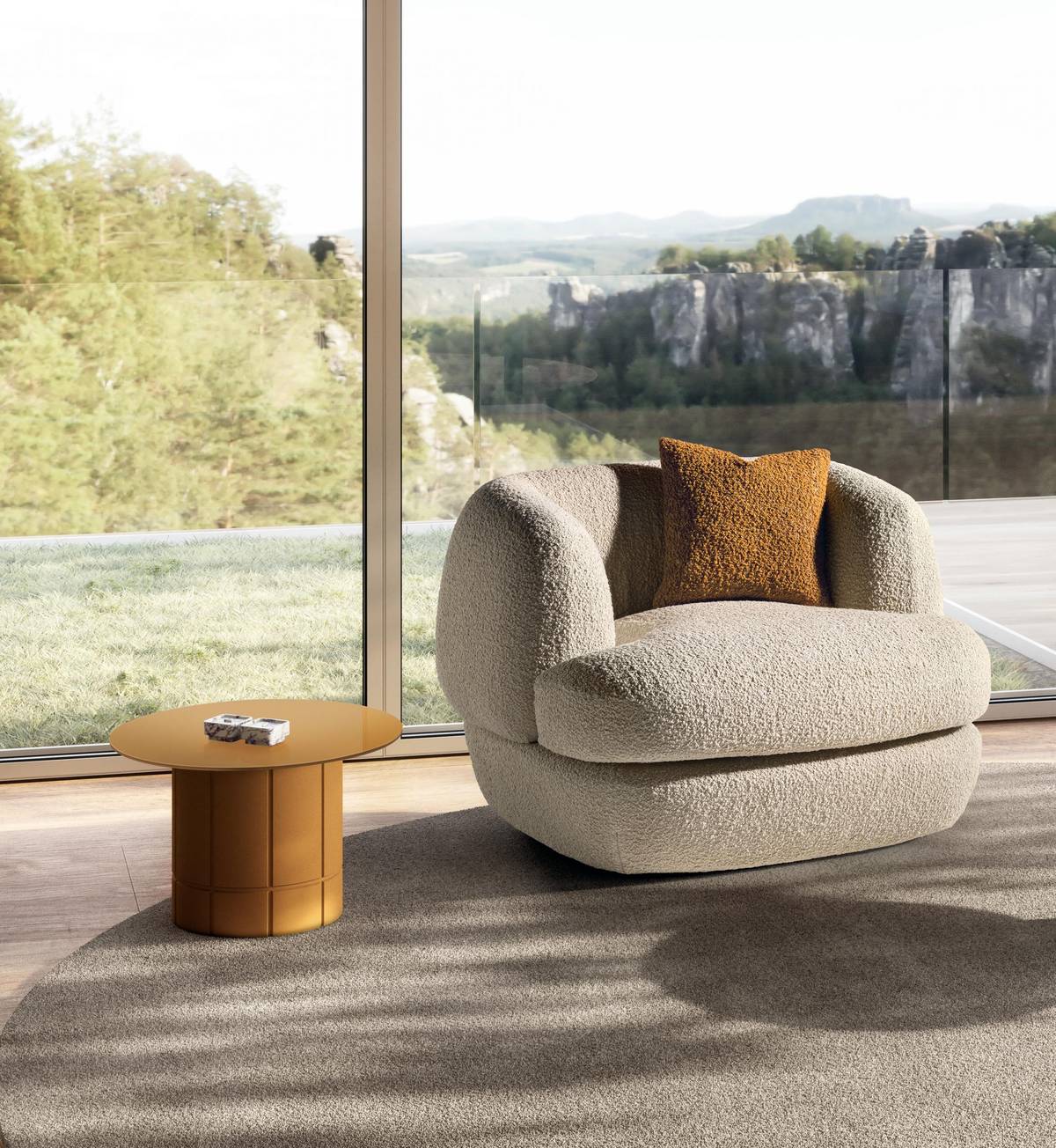 armchair and coffee tables for living room | Biza Armchair | LAGO armchair and coffee tables for living room | Biza Armchair | LAGO