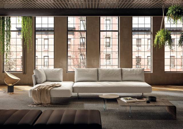 sofá blanco con chaise longue | Sofá Air Soft Slim | LAGO sofá blanco con chaise longue | Sofá Air Soft Slim | LAGO
