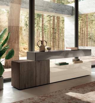 Comedor moderno con aparador de diseño | Aparador 36e8 | LAGO Comedor moderno con aparador de diseño | Aparador 36e8 | LAGO