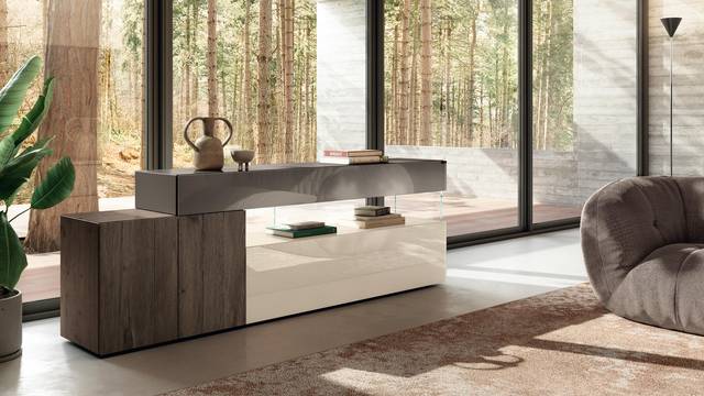 Comedor moderno con aparador de diseño | Aparador 36e8 | LAGO Comedor moderno con aparador de diseño | Aparador 36e8 | LAGO