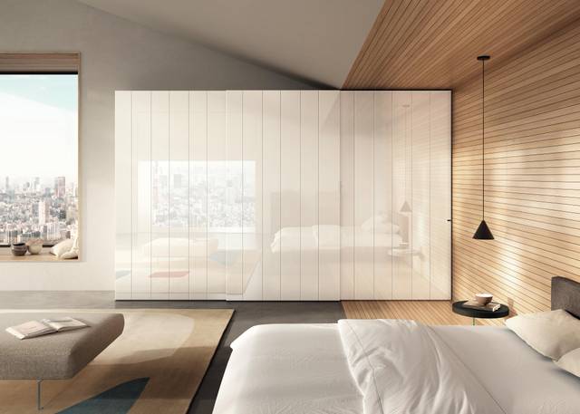 armoire portes coulissantes blanc | Armoire N.O.W. Sliding | LAGO