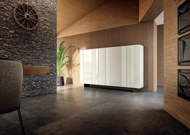 mobile design vetro bianco | Madia N.O.W. | LAGO