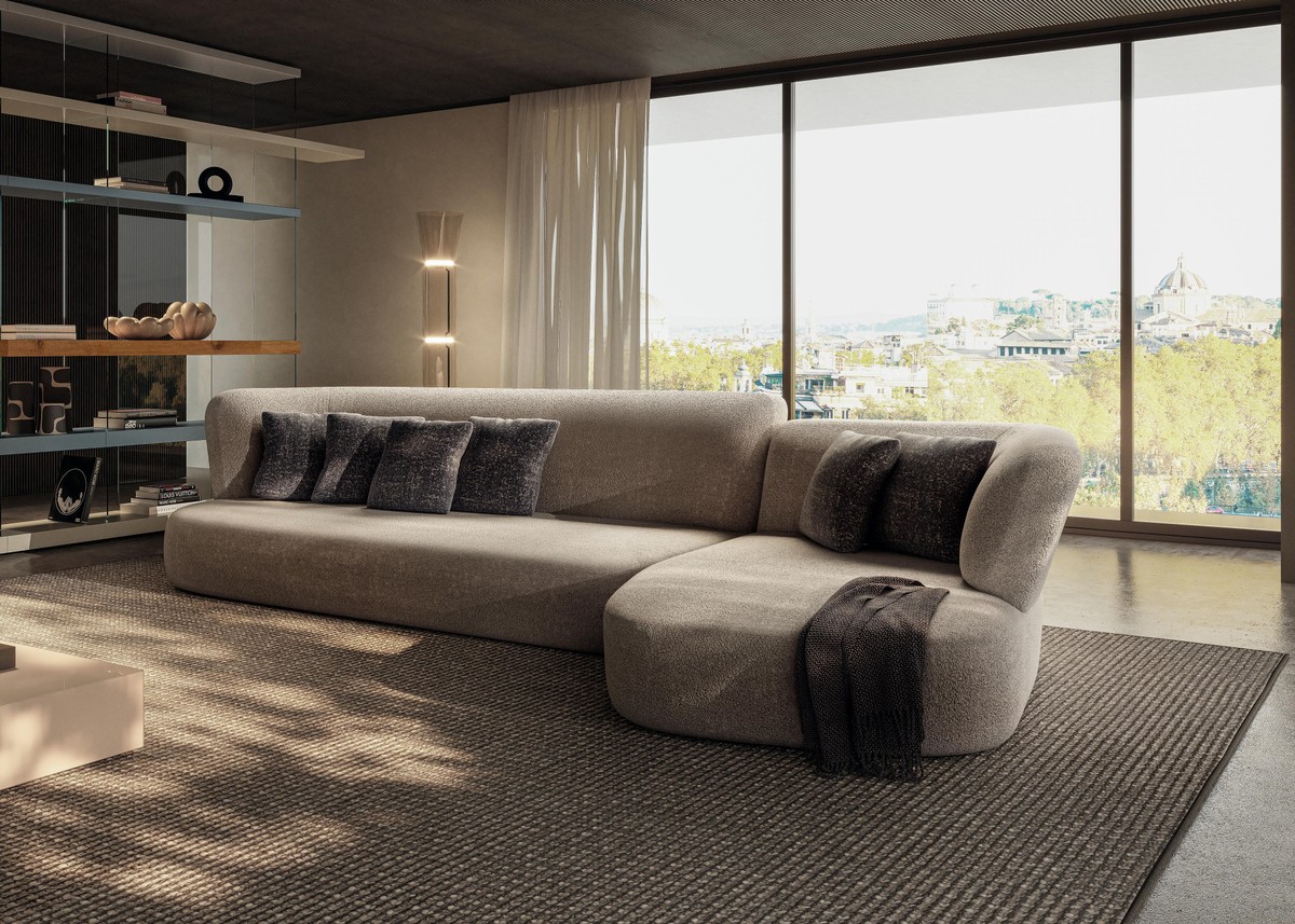 divano modulare con chaise longue | Divano Londy | LAGO