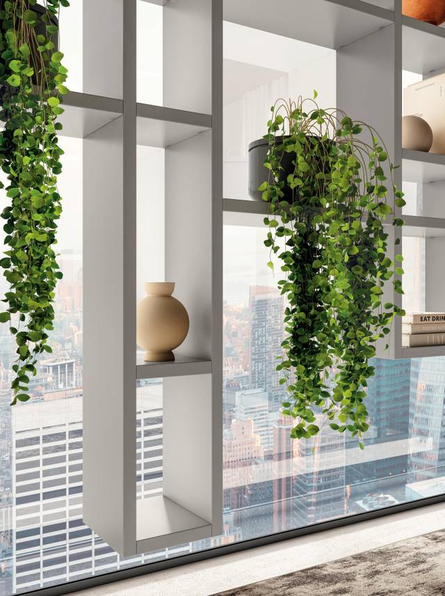 white hanging bookcase | 30mm Weightless Bookshelf | LAGO