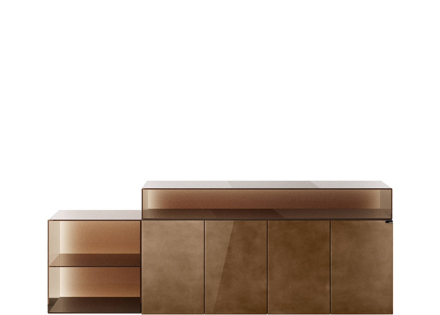 36e8 Glass Sideboard 1339 | LAGO