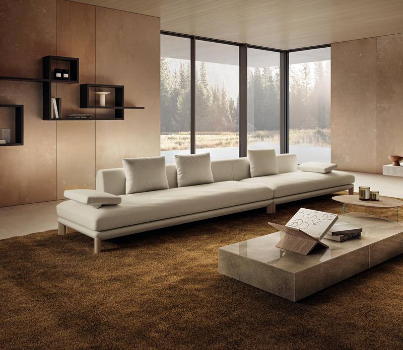 linear living room sofa | Altana Sofa | LAGO linear living room sofa | Altana Sofa | LAGO