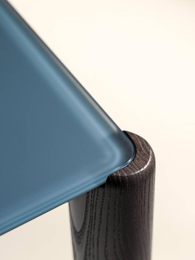 tavolo in legno e vetro | Tavolo Correr Slim | LAGO