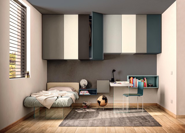 designer children’s bedroom with bridge layout | Kids&Youg | LAGO