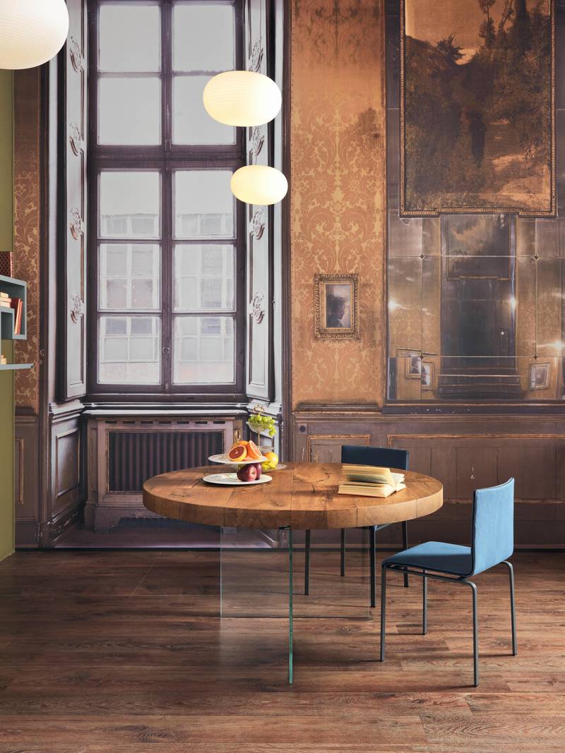 table ronde en bois pour salle à manger | Table Air Ronde | LAGO