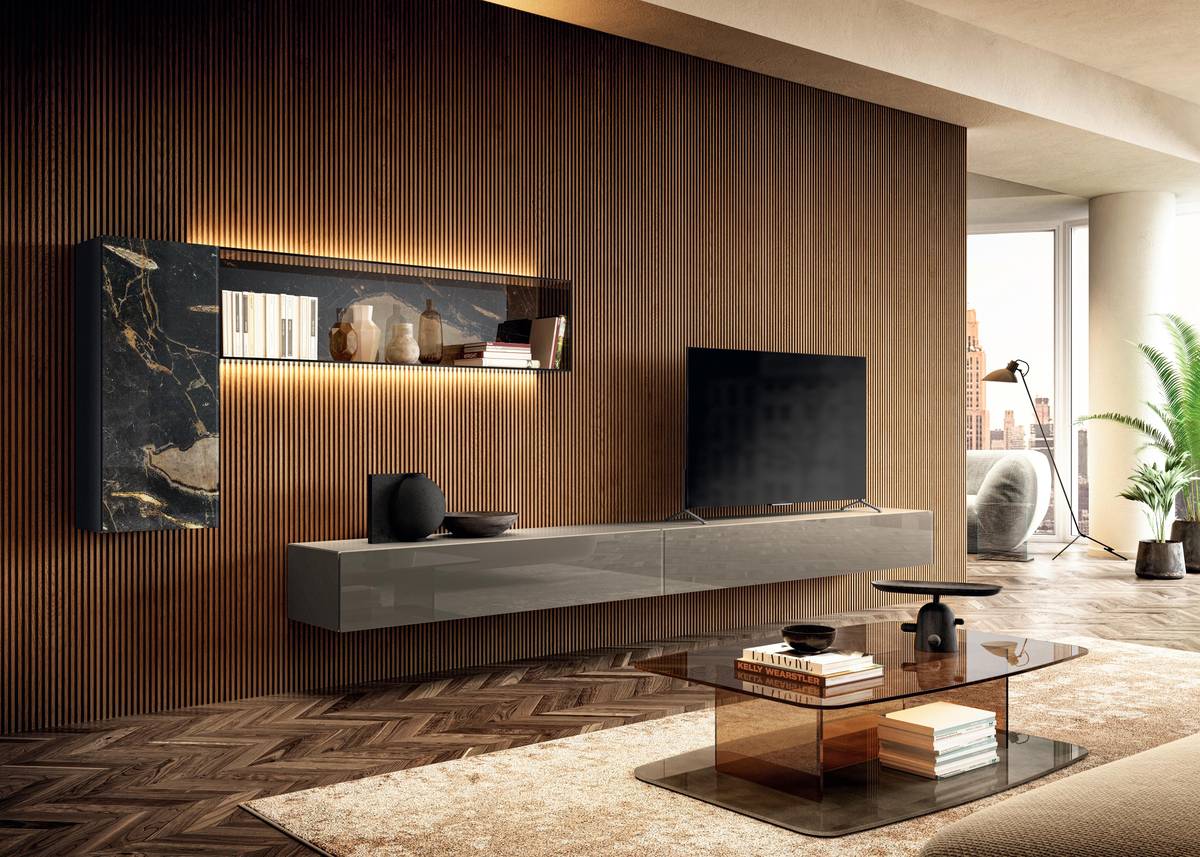 large modern glass wall unit | 36e8 Wall Unit | LAGO large modern glass wall unit | 36e8 Wall Unit | LAGO