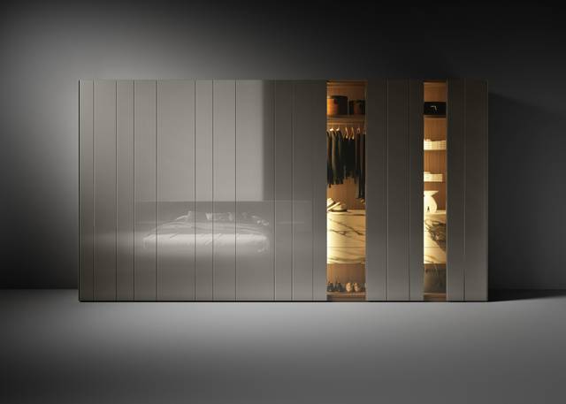 glass wardrobe with bronze display cabinet | N.O.W. Wardrobe | LAGO glass wardrobe with bronze display cabinet | N.O.W. Wardrobe | LAGO