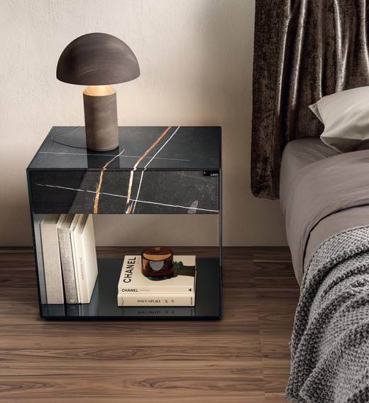 chevets design en verre | Table de Chevet Upglass | LAGO chevets design en verre | Table de Chevet Upglass | LAGO