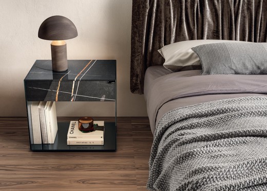 comodini design in vetro | Comodino Upglass | LAGO