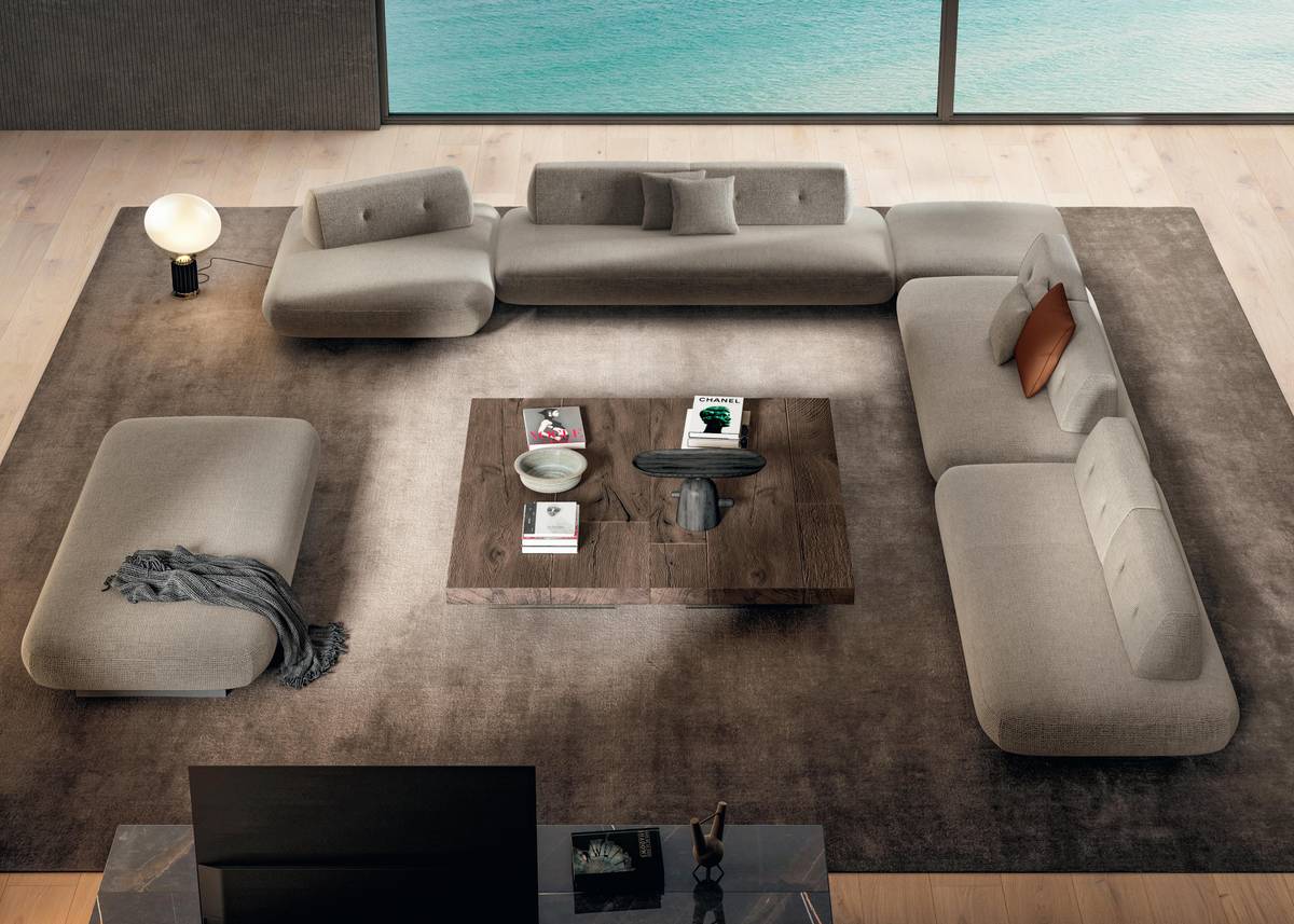 elegante divano beige | Divano Sand | LAGO