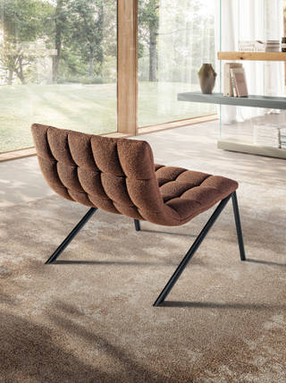 brown upholstered armchair | Mezz'aria Armchair | LAGO brown upholstered armchair | Mezz'aria Armchair | LAGO