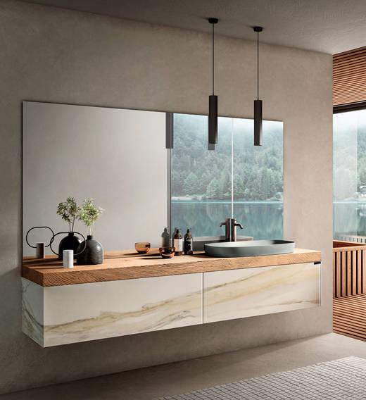 Mobilier de salle de bains design | Lavabo Kera | LAGO
