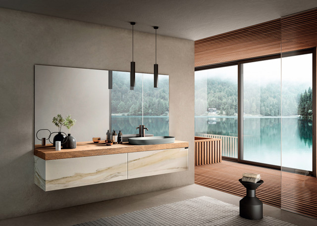Mobilier de salle de bains design | Lavabo Kera | LAGO