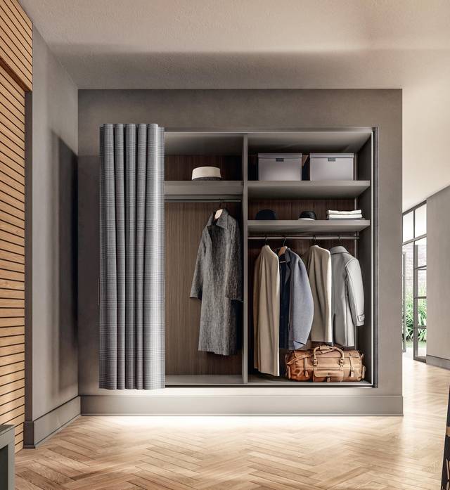 modular wall-mounted wardrobe | Et Voilà Wardrobe | LAGO modular wall-mounted wardrobe | Et Voilà Wardrobe | LAGO