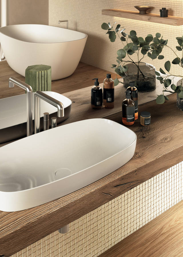 lavabo ceramica blanca | Lavabo Kera | LAGO