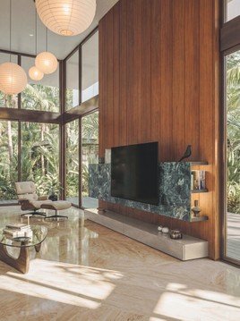 parete attrezzata con luce e tv integrata - 36e8 Cinema LAGO