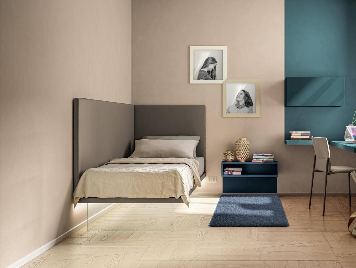 floating single bed for children’s room | Kids&Youg | LAGO floating single bed for children’s room | Kids&Youg | LAGO