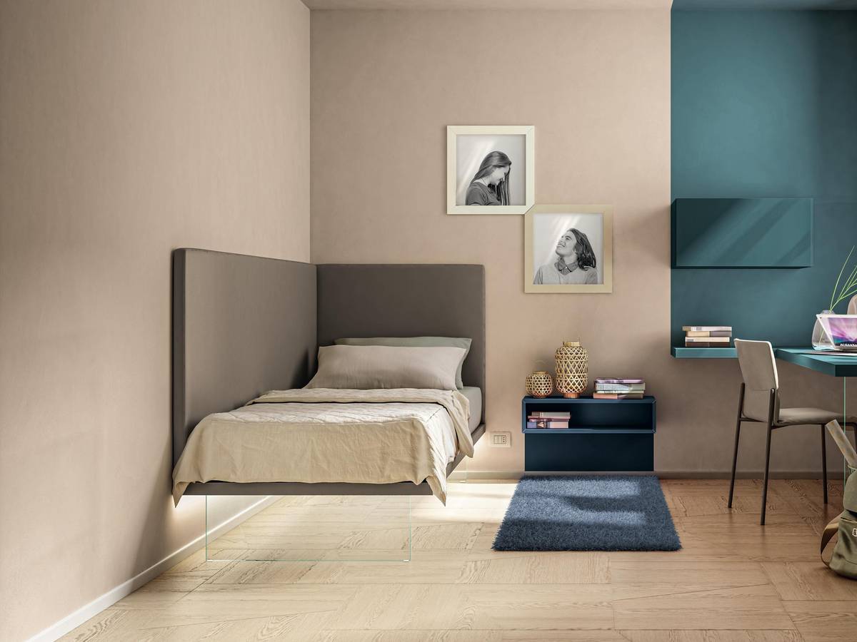 lit une place suspendu chambre d’enfant | Kids&Young |LAGO lit une place suspendu chambre d’enfant | Kids&Young |LAGO