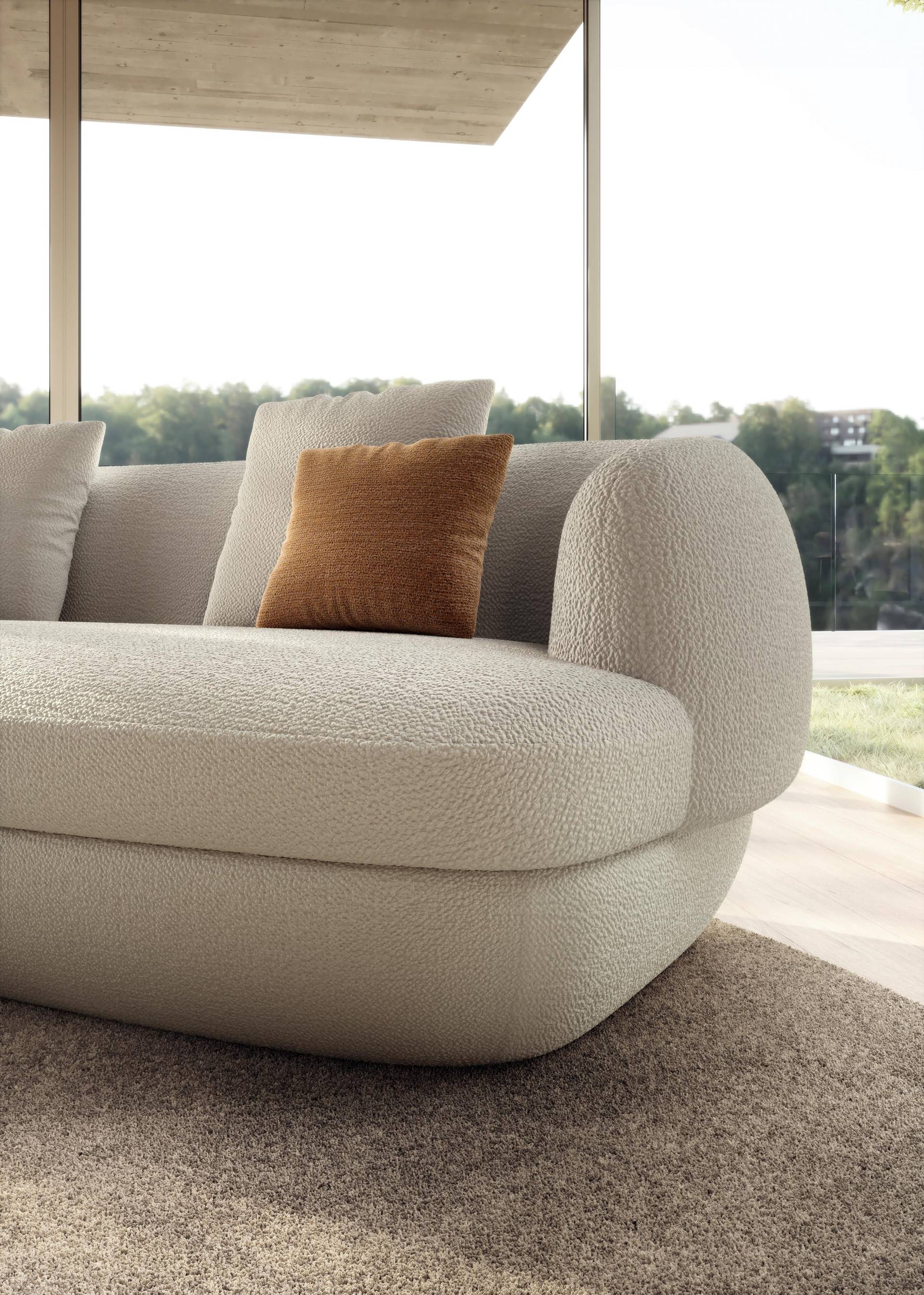 soft living room sofa | Biza Sofa | LAGO